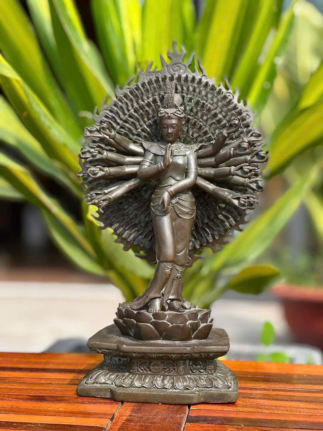 Tượng Thiên Thủ Thiên Nhãn bằng đồng